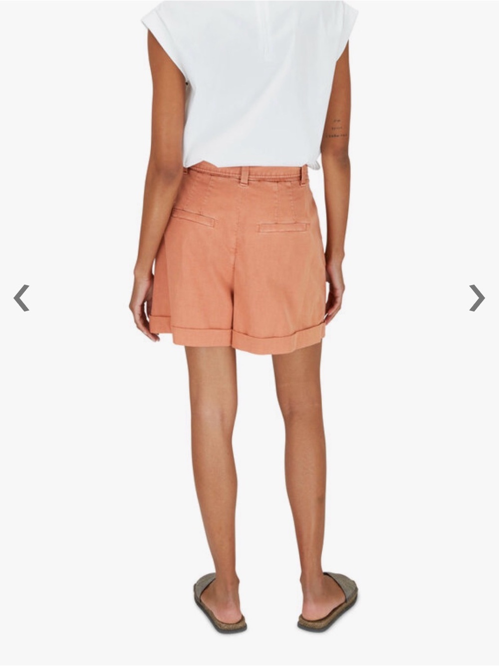 Brunello Cucinelli Women's Canyon Dyed Belted Denim Shorts. Size 40EU/Size 4US - Picture 6 of 14